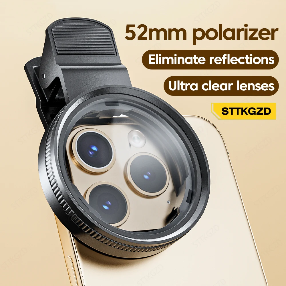 Mobile Electronics Gadgets - Yeni 52mm CPL Cep Telefonu Lens