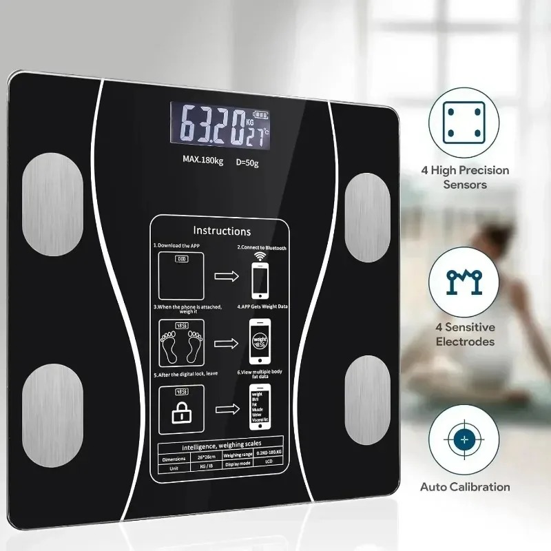 Vücut yağ ölçeği Kilo ve yağ k - Body Fat Scale Smart incelemesi ve fiyatı