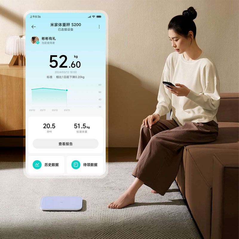 Xiaomi Mijia tartı S200 Blueto - Body Fat Scale Smart incelemesi ve fiyatı