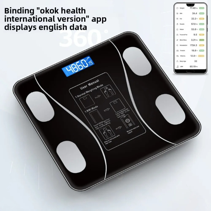 26X26cm Şarj Edilebilir Model  - Body Fat Scale Smart incelemesi ve fiyatı