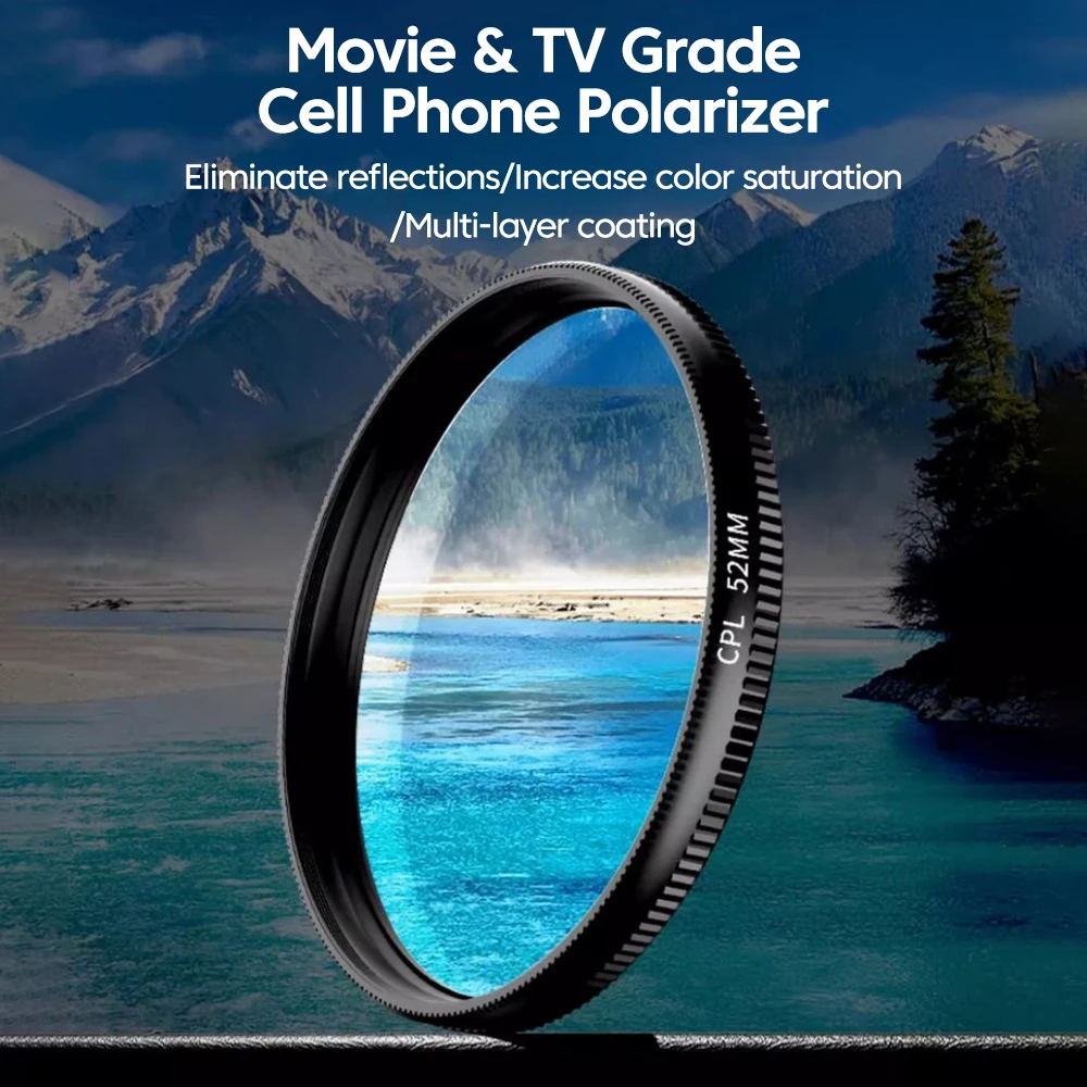 Yeni 52mm CPL Cep Telefonu Len - Mobile Electronics Gadgets incelemesi ve fiyatı